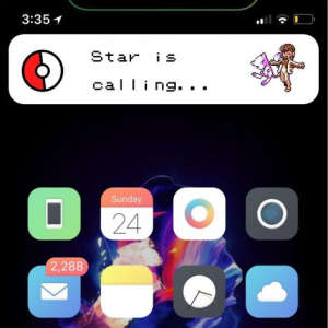 [Jailbreak Tweak] PokeCall for Pokémon styled incoming call interface Screenshot 2