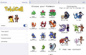 [Jailbreak Tweak] PokeCall for Pokémon styled incoming call interface Screenshot 3